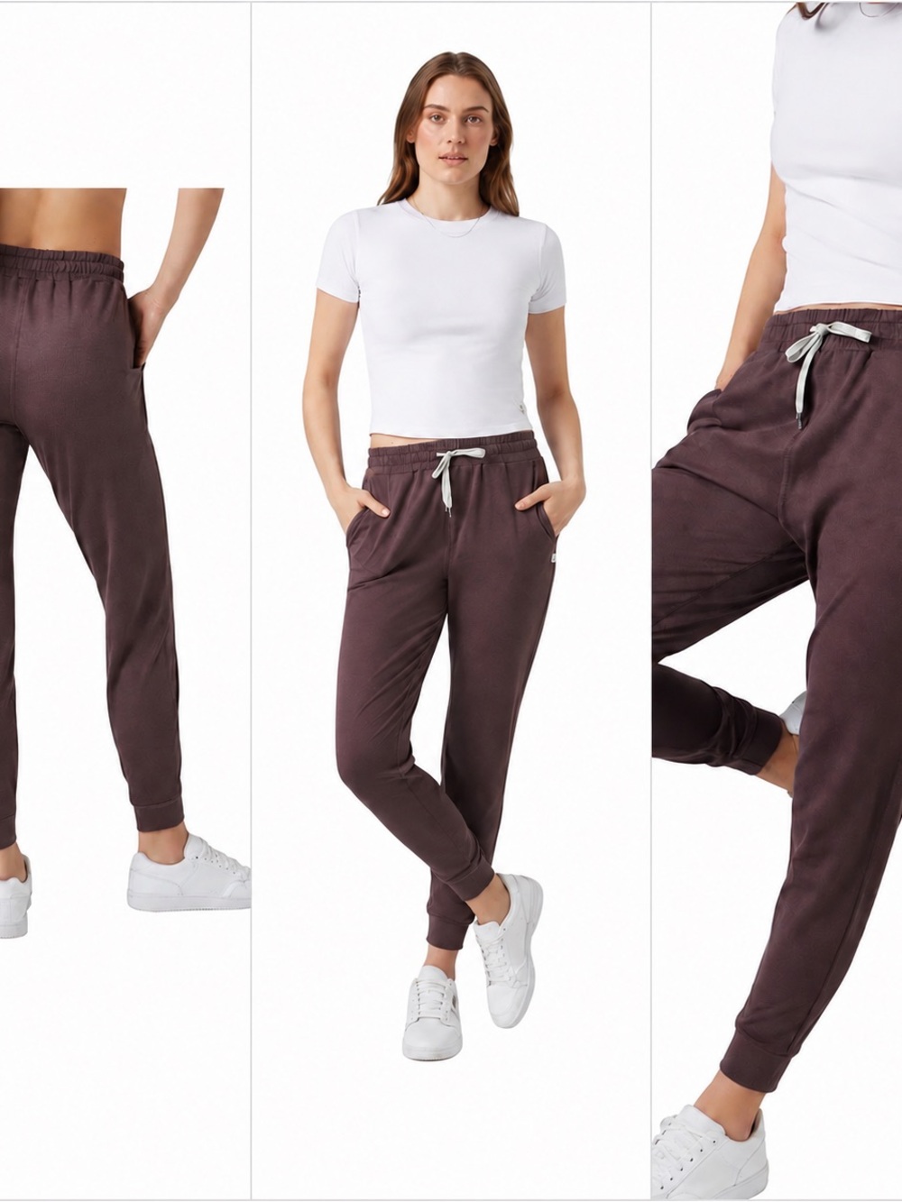 Vuori Women's Performance Jogger Pants Elderberry Heather Size L
